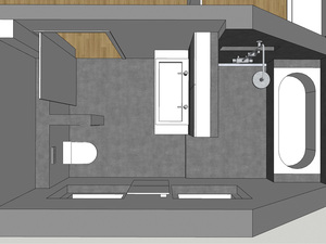 Ruhezonen auf zwei Ebenen