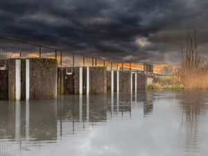 Regenwasser braucht eine Aufenthaltserlaubnis vor Ort