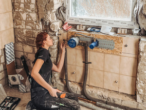 Im Bad mit Sandra Hunke: Kontrastreich