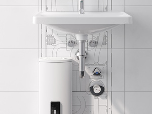 TECEprofil Waschtischmodul für Durchlauferhitzer