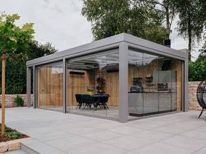 Solarlux Glashaus Outdoor-Küche