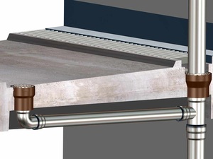 Loro-Serien I und IV für Balkone mit Betonplatten