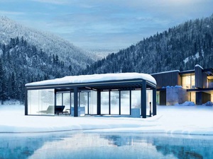 TS-Aluminium Lamellendach mit hoher Schneelast