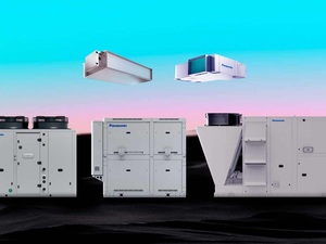 Panasonic wassergeführte Systeme und Dachklimageräte