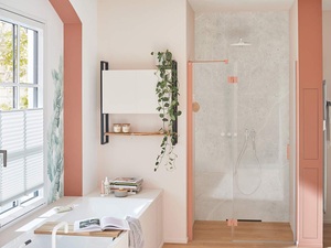 Kermi Liga Schwingtür noble pink