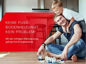 Webinar: Keine Fußbodenheizung? Kein Problem. Mit der richtigen Wärmepumpe