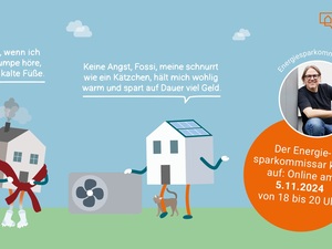 Wie komme ich zur Wärmepumpe in meinem Haus? Der Energiesparkommissar Carsten Herbert klärt am 5. November in einem Online-Infoabend auf.