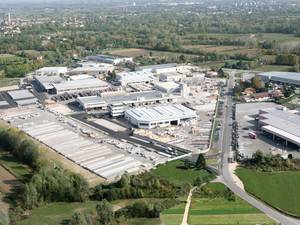 Firmensitz von MCZ Group in Fontanafredda bei Pordenone, Italien