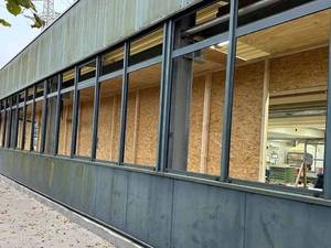 Haser Glas-Aluminium-Fassade recycelt