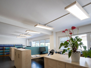 Vitramo Infrarotheizung mit LED-Licht