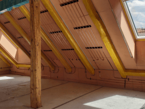 Flächenheizung und -kühlung