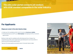 Solarbranche startet Job-Plattform für Vernetzung von Fachkräften und Unternehmen