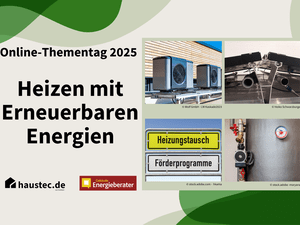 Thementag Heizen mit Erneuerbaren Energien 2025 von haustec.de und GEB