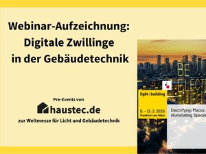 Webinar: Digitale Zwillinge in der Gebäudetechnik