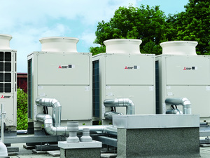 Mitsubishi Electric erweitert Ecodan-Serie um Großwärmepumpe mit R290