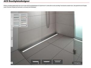 Einfache Auswahl: Bad-Konfigurator von ACO Haustechnik
