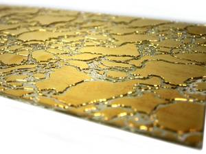 Lohnitz: Golddruck auf Glas