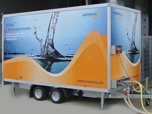 Warmwasser im Notfall und bei Sanierungen: varmeco-Friwa-Mobil
