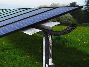Gesichertes Solarkabel: Kabelschutzrohre von Fränkische