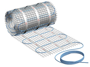 Für Neubau und Sanierung: Heizkabelmatte Millimat