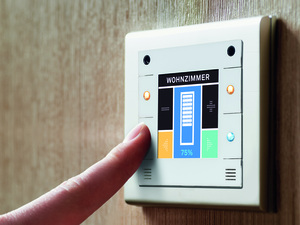 Schalterlösung u::Lux Switch mit KNX-TP Anschluss