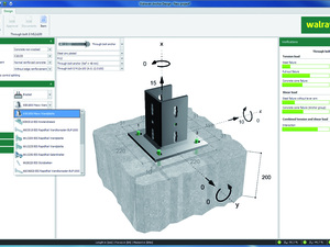 Walraven: Kostenlose Software für die Kalkulation von Dübeln und Anker