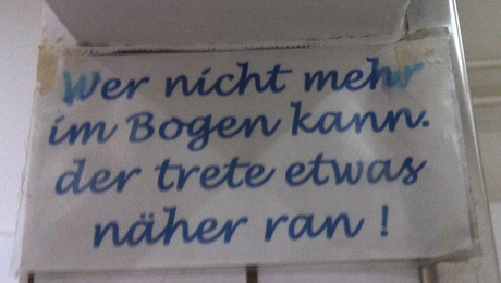 Die lustigsten "Hygiene-Hinweise" aus Deutschlands Toiletten