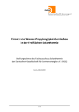 DGS Stellungnahme Glykol