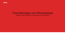 Forsa-Umfrage: Erfahrungen von Wärmepumpen-Besitzern