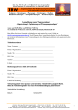 Anmeldung zum Tagesseminar