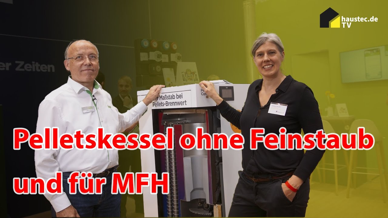 SHK Essen 2022 | ÖkoFEN - Pelletsheizung für Mehrfamilienhäuser und das Hamster-Phänomen
