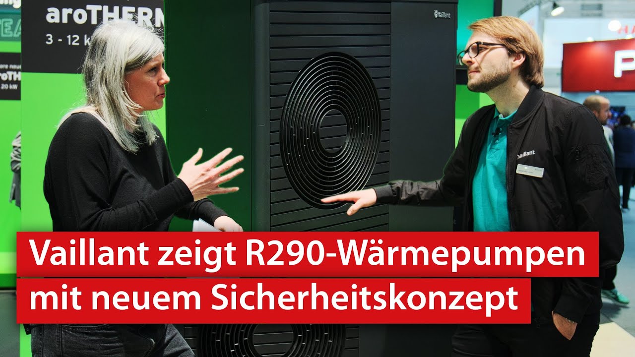 Vaillant: R290-Wärmepumpen mit kleinem Schutzbereich | ISH 2025
