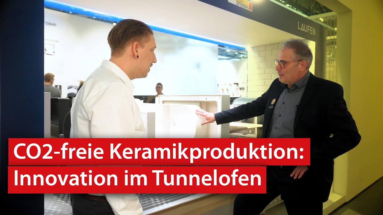 Roca zeigt CO2-freie Keramikproduktion: Innovation im Tunnelofen | ISH 2025