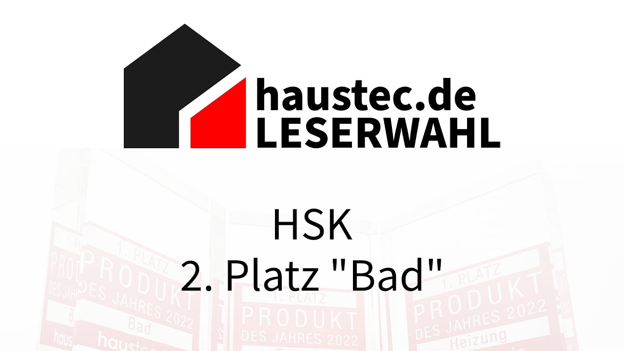 Leserwahl 2022: Platz 2 für Shower-Set AquaXPro 200 Thermostat von HSK Duschkabinenbau