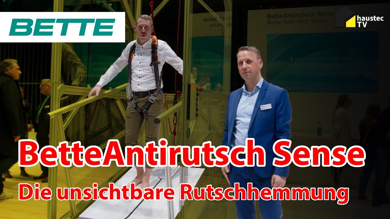 ISH 2023 | Unsichtbare Rutschhemmung - BetteAntirutsch Sense