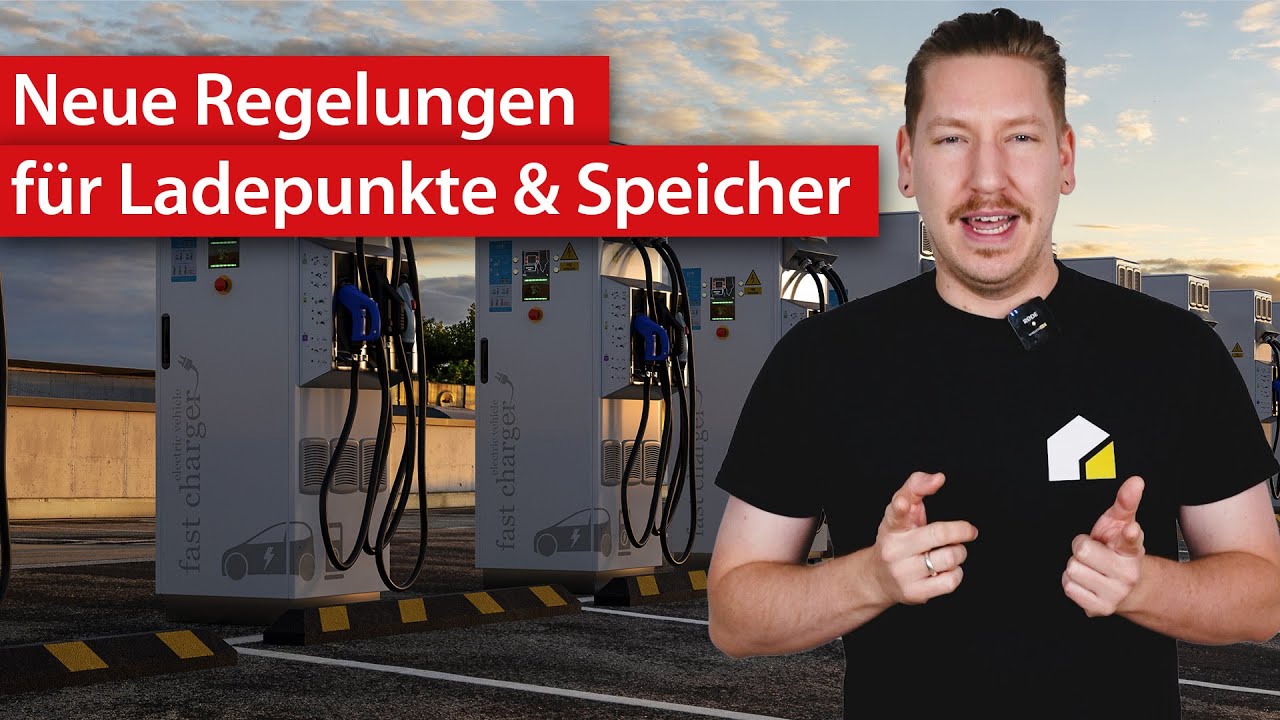 Neue Regelungen für Ladepunkte & Speicher, Heizungsanlagen-Check in größeren Wohngebäuden Pflicht