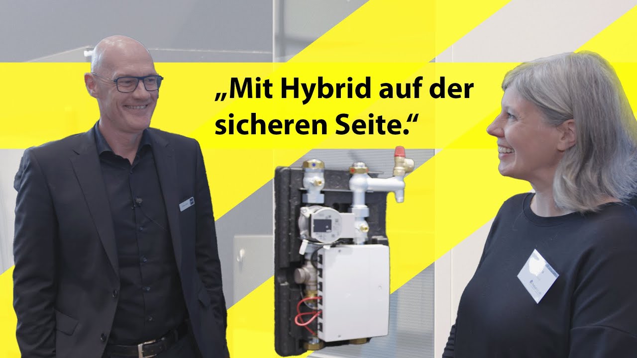 IFH 2022: Buderus setzt auf Wärmepumpe als Hybridsystem