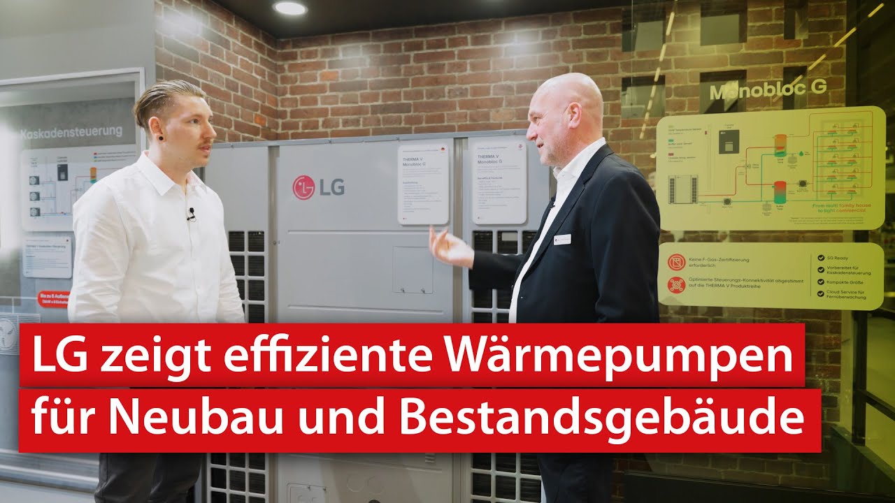 Wärmepumpenlösungen für Bestandsgebäude und Mehrfamilienhäuser | ISH 2025