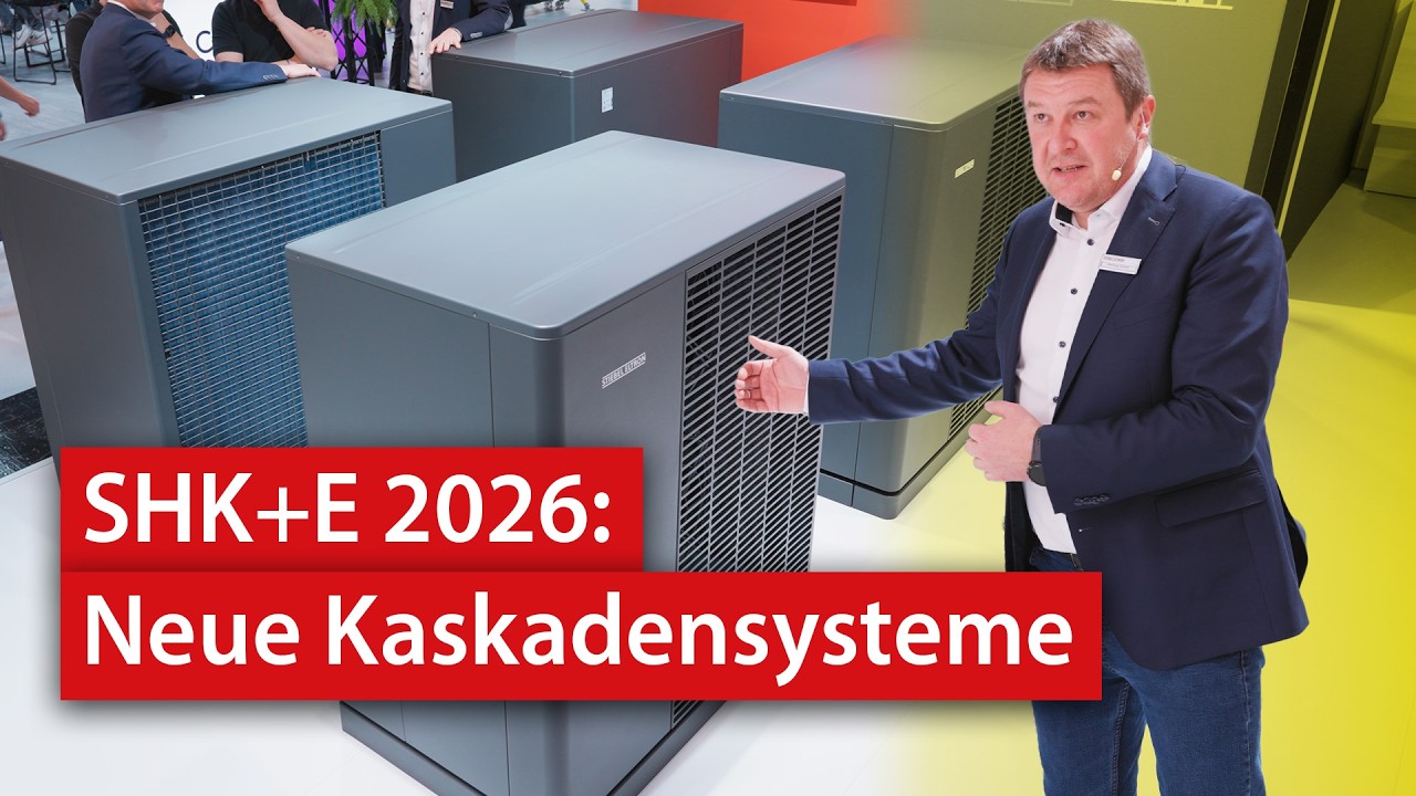 Modulare Wärmepumpen: Dynamische Leistung durch Kaskadierung | SHK+E Essen 2026