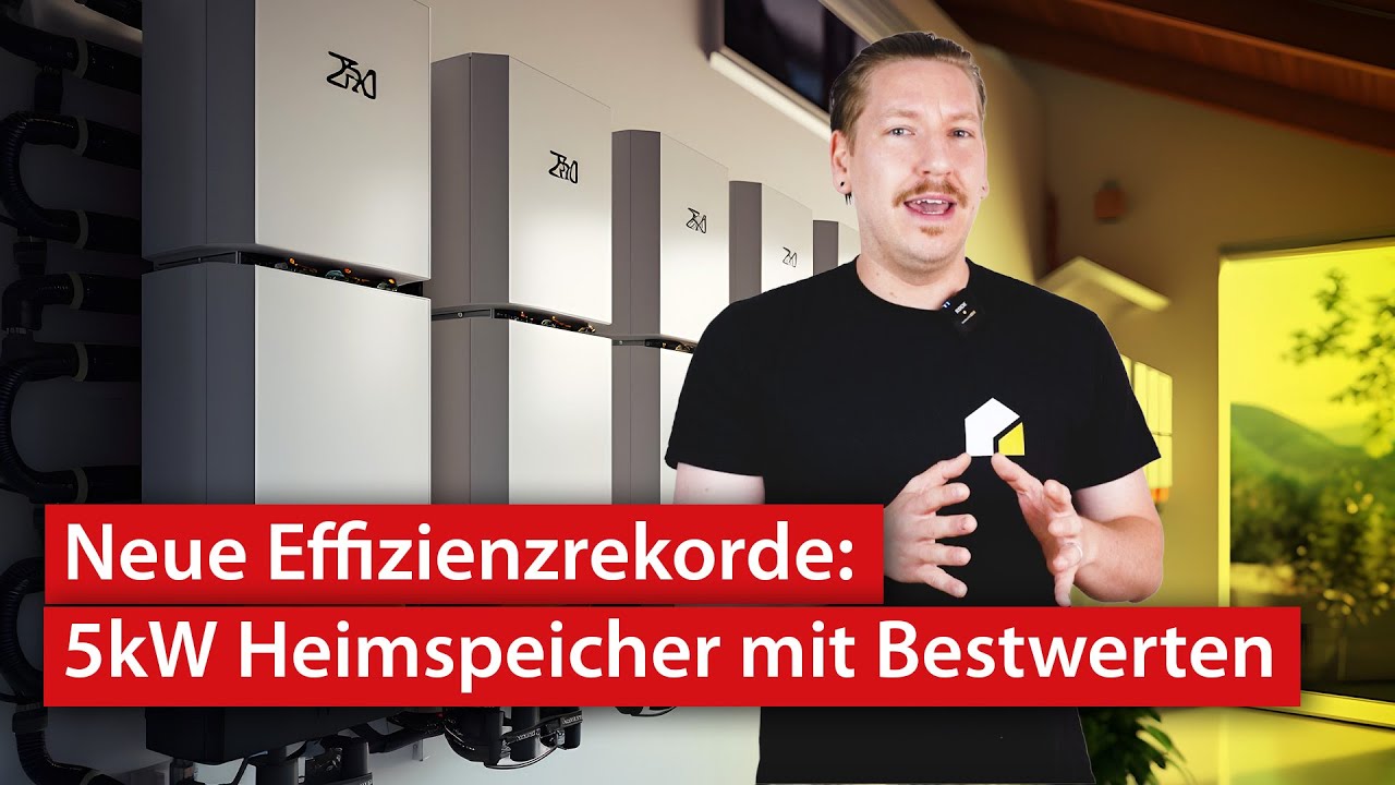 Neue Effizienzrekorde bei 5-kW-Heimspeichern, weniger Wärmepumpenverkäufe ’24 | News