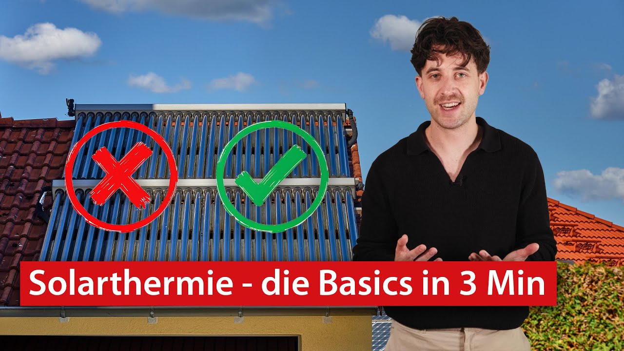Solarthermie: Die Basics in 3 Minuten | haustec #kurzerklärt