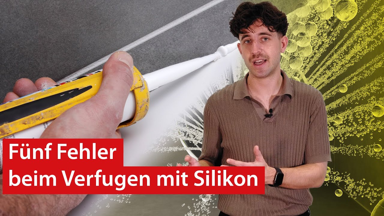 5 häufige Fehler beim Verfugen mit Silikon | haustec EDU