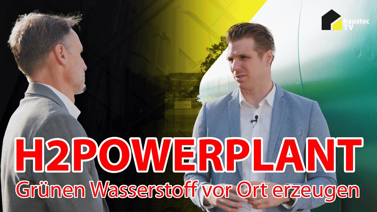 haustec DOKU | H2POWERPLANT von Wilo: Grüner Wasserstoff vor Ort