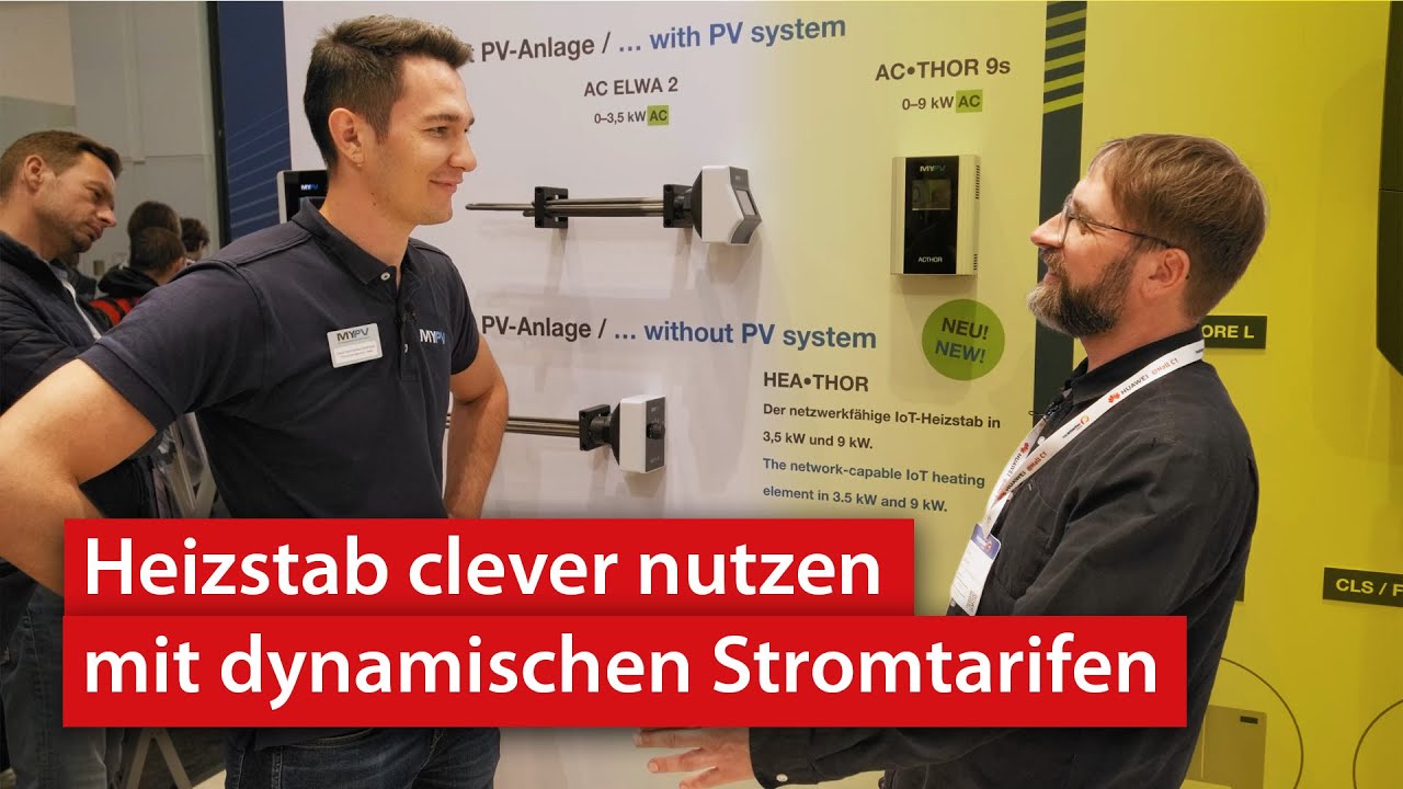 Heizstab ohne Photovoltaik: Lohnt sich das? | Intersolar 2025
