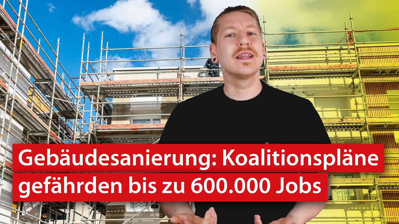 Gebäudesanierung: Koalitionspläne gefährden bis zu 600.000 Jobs | haustec NEWS