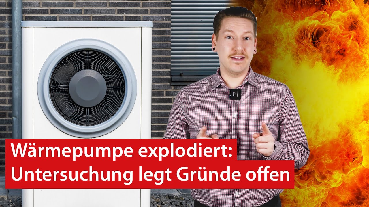 Wärmepumpe explodiert durch falsches Gas bei Druckprüfung | haustec NEWS