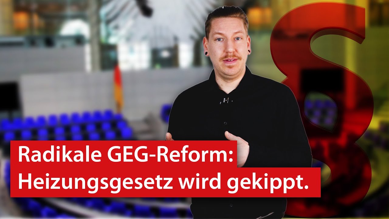 Heizungsgesetz wird gekippt: CDU/CSU und SPD wollen radikale GEG-Reform | haustec Eilmeldung