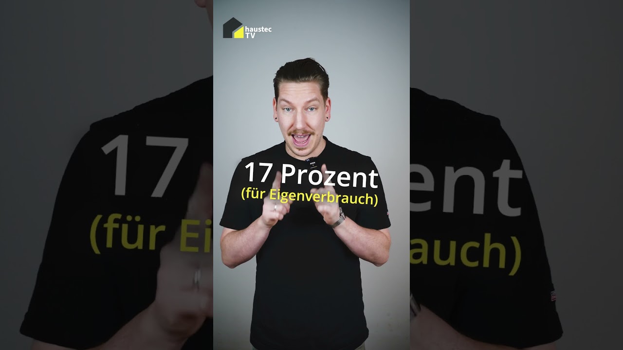 Eigenverbrauch von Solarstrom steigt stark an | NEWS #handwerk #energieberater